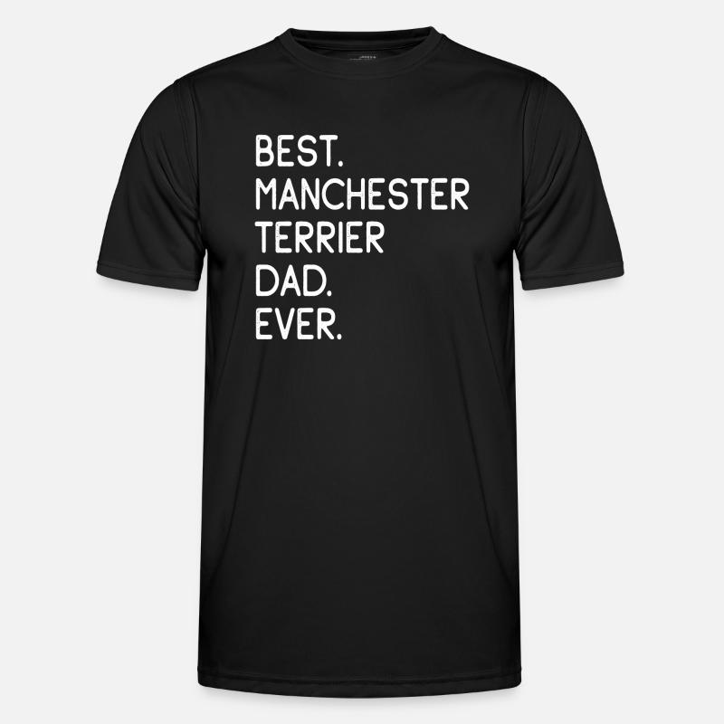 Manchester Terrier - Männer Funktions-T-Shirt - Schwarz