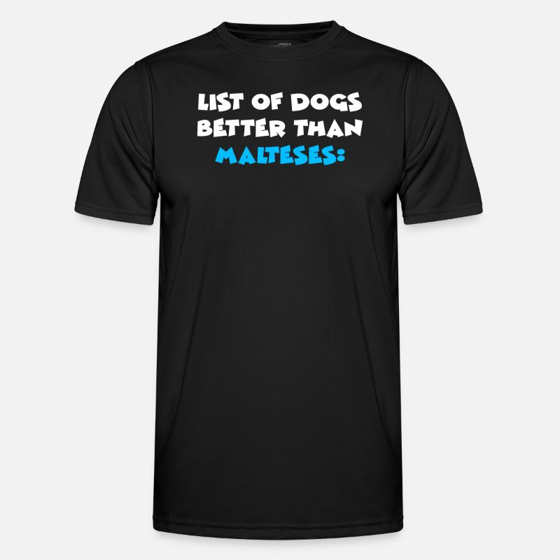 Maltese Malteser - Men's Functional T-Shirt - black
