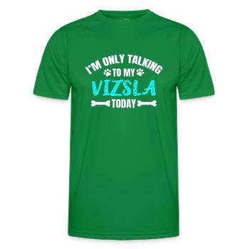 Vizsla Magyar Vizsla - Männer Funktions-T-Shirt - Kelly Green - Vorne - AI Model Male 178 dark (178cm)