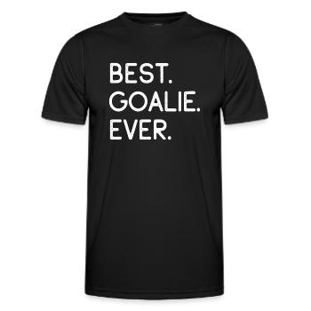 Best Goalkeeper Goalkeeper Goalkeeper Gift - Men's Functional T-Shirt - black - Front - AI Model Male 178 dark (178cm)