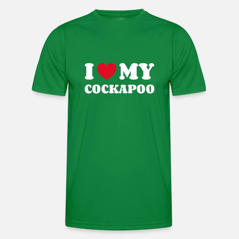 I Love My Cockapoo Cockerdoodle Cockerpoo Männer Funktions-T-Shirt
