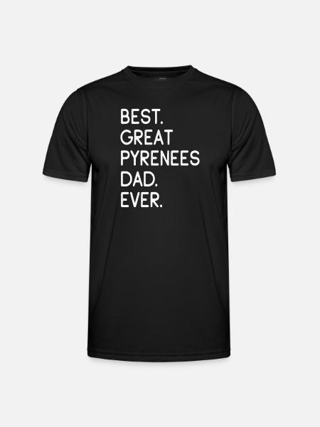 Great Pyrenees Mountain Dog - Men's Functional T-Shirt - black