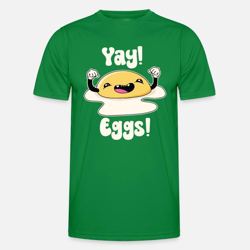 Yay Eggs Men's Functional T-Shirt