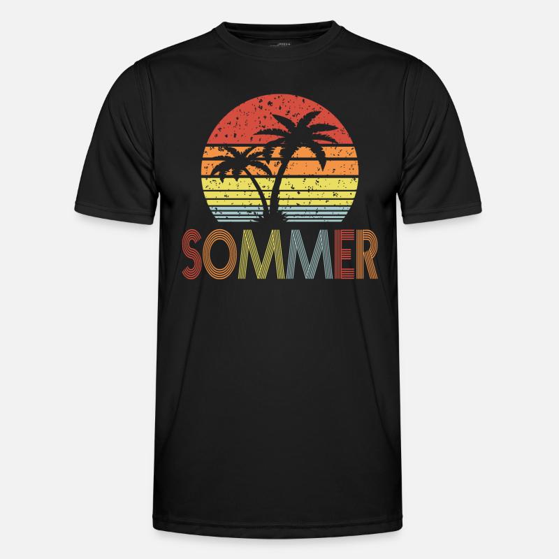 Sommer Männer Funktions-T-Shirt