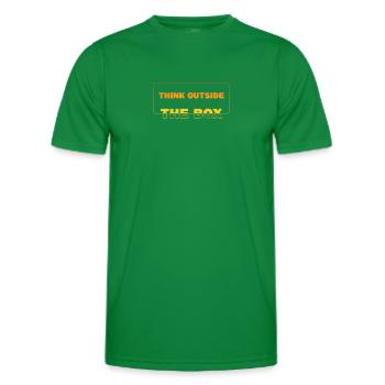 Innover : Penser au-delà des frontières - T-shirt sport Homme - vert - Devant - AI Model Male 178 dark (178cm)