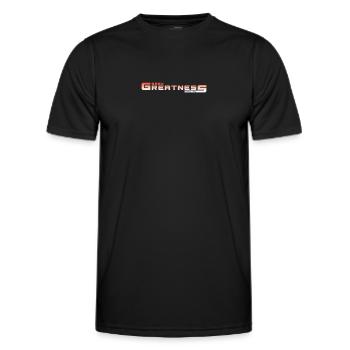 Embrace Greatness Daily - Men's Functional T-Shirt - black - Front - AI Model Male 178 dark (178cm)