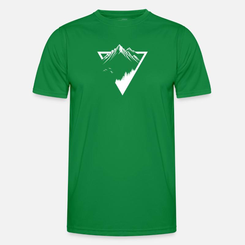 Mountain Peak Triangle Men's Functional T-Shirt