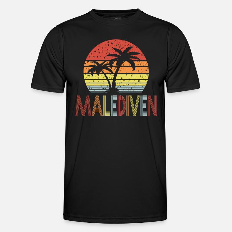 Malediven Männer Funktions-T-Shirt