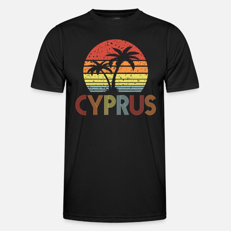 Zypern Männer Funktions-T-Shirt