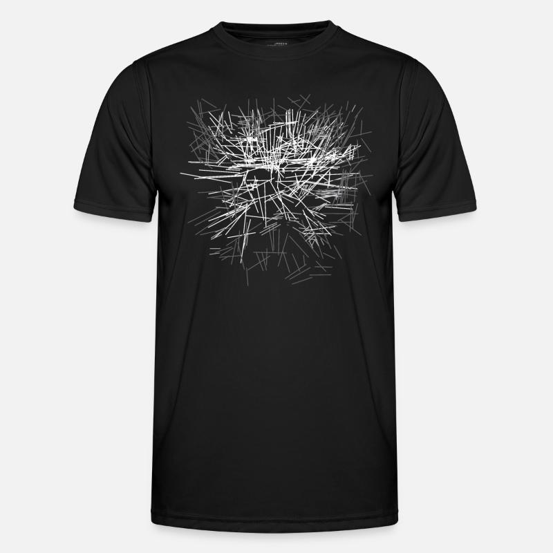 Gothic - Viking - abstract - Men's Functional T-Shirt - black