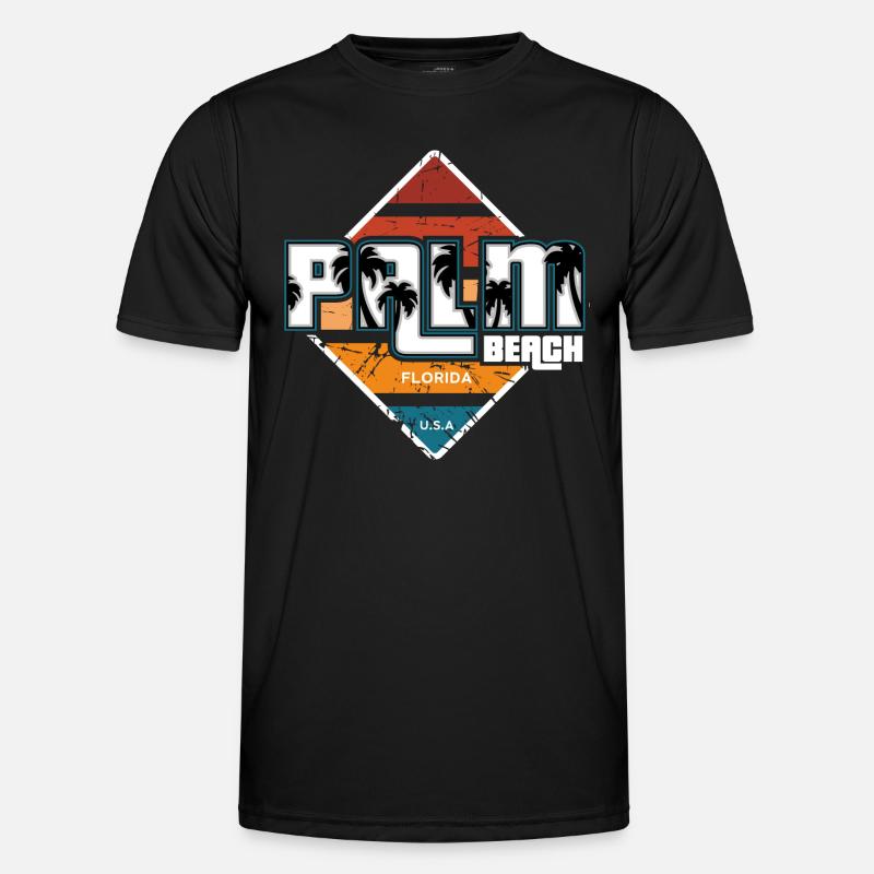 Palm Beach - Men's Functional T-Shirt - black
