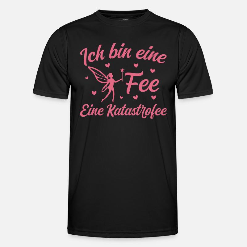 Ich bin eine Fee eine Katastrofee Männer Funktions-T-Shirt
