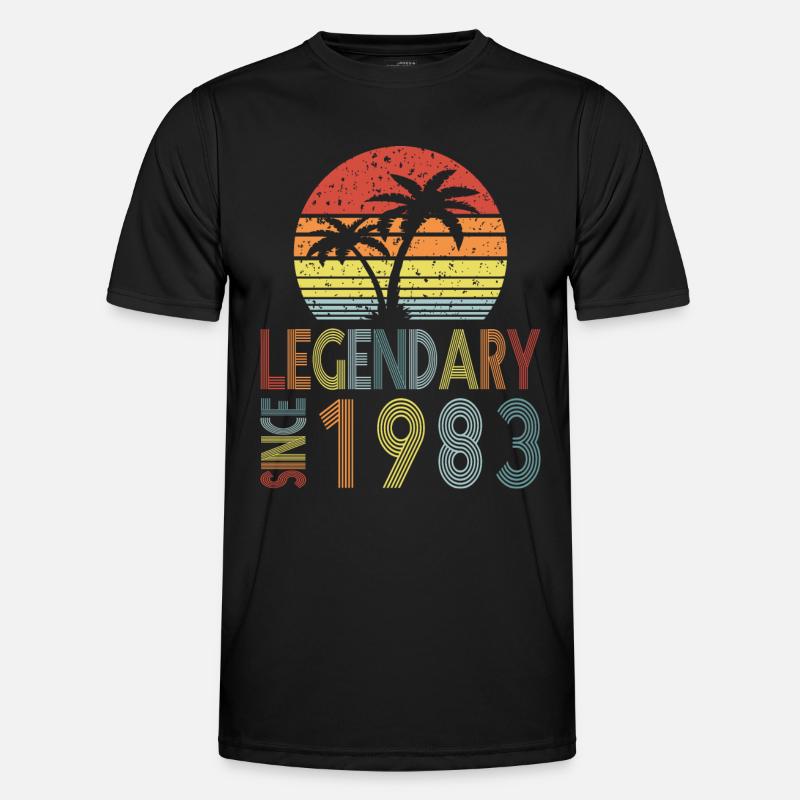 Legendary since 1983 - Men's Functional T-Shirt - black