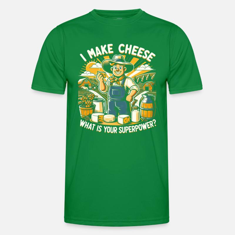 Fabrication du fromage T-shirt sport Homme