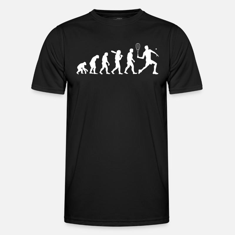 Evolution Squash Player - Men's Functional T-Shirt - black