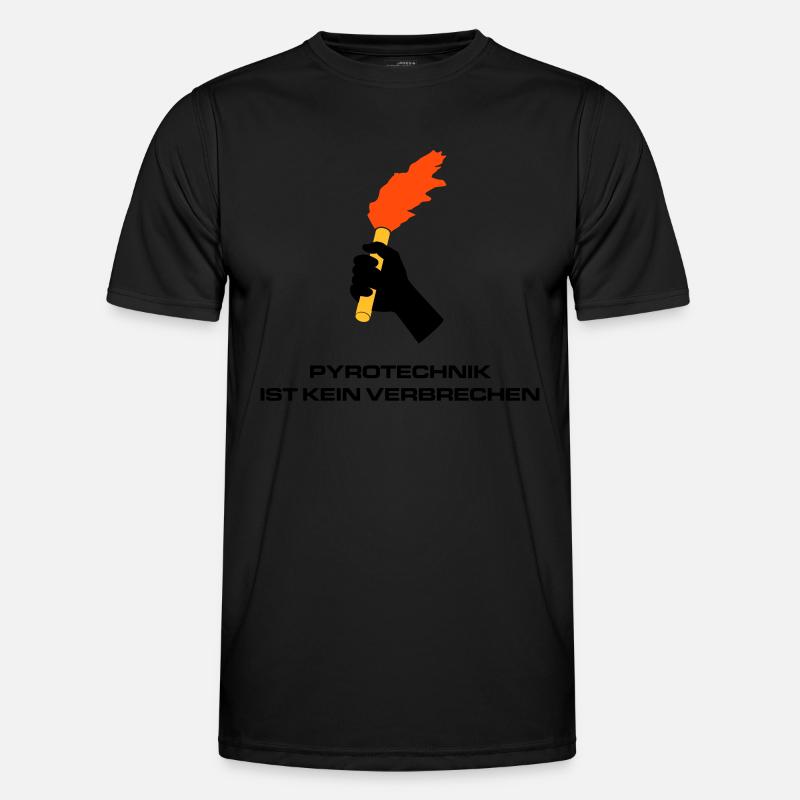 Pyrotechnik Männer Funktions-T-Shirt