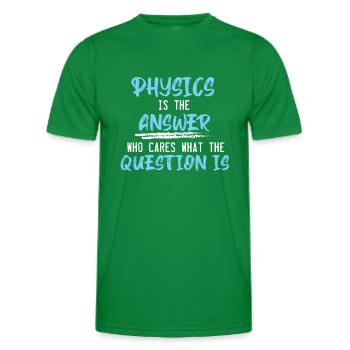 Physique - T-shirt sport Homme - vert - Devant - AI Model Male 178 dark (178cm)