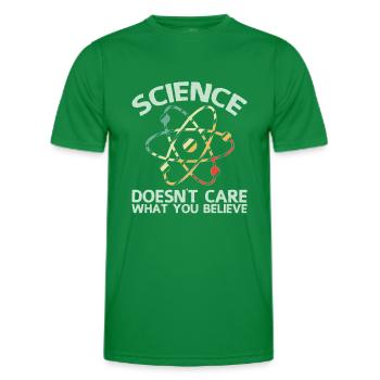 Wissenschaft - Männer Funktions-T-Shirt - Kelly Green - Vorne - AI Model Male 178 dark (178cm)