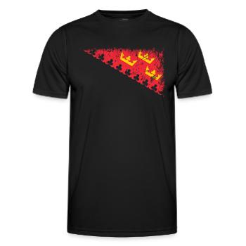 Decoration Alsace - Men's Functional T-Shirt - black - Front - AI Model Male 178 dark (178cm)