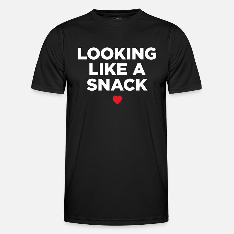 Looking Like a Snack - Men's Functional T-Shirt - black