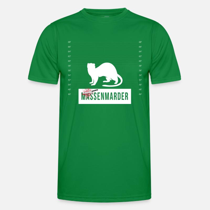 Massenmarder Marder - Massenmörder Männer Funktions-T-Shirt