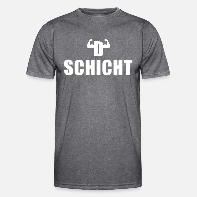 D Schicht Schichtarbeiter Männer Funktions-T-Shirt