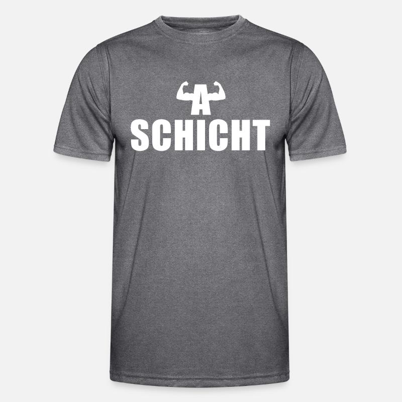 A Schicht Schichtarbeiter Männer Funktions-T-Shirt