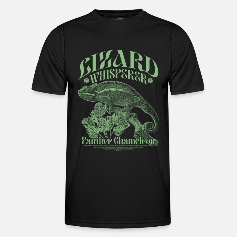 Pantherchamäleon Chamäleon Echsenflüsterer Männer Funktions-T-Shirt