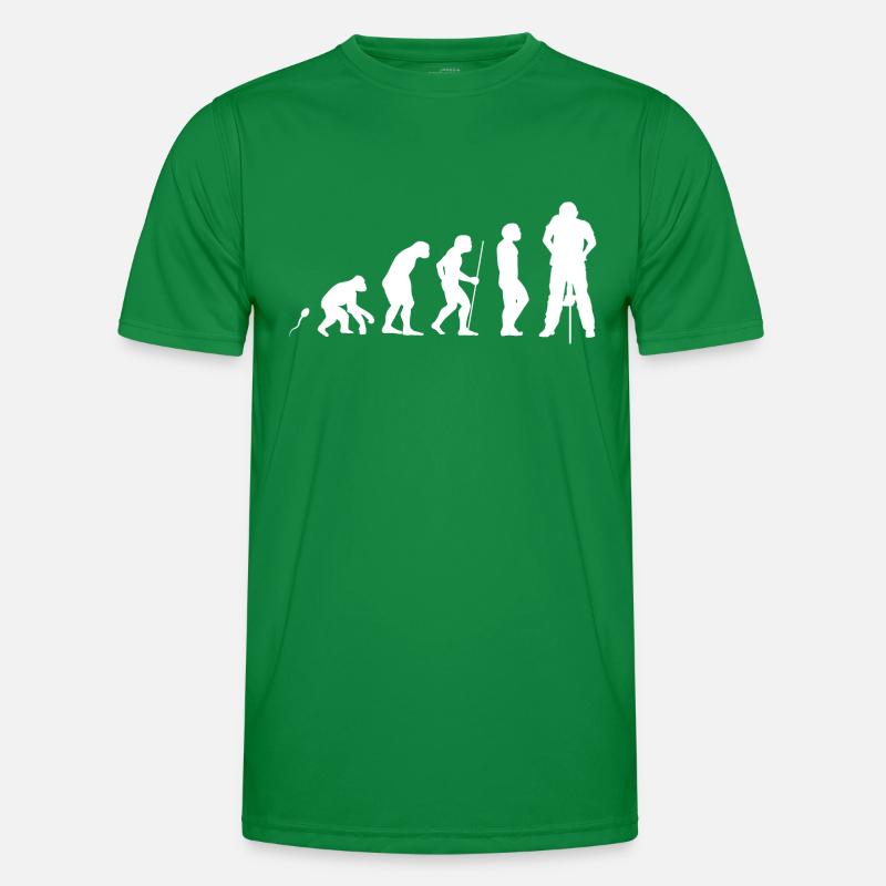 Presslufthammer Evolution Fun Shirt Männer Funktions-T-Shirt