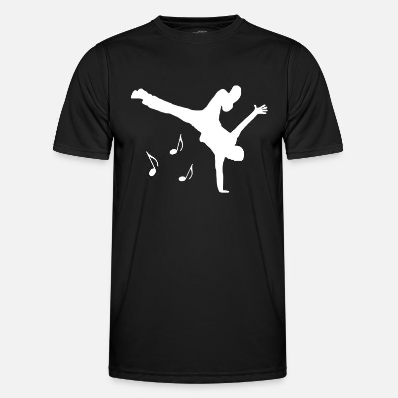 dance move - Männer Funktions-T-Shirt - Schwarz