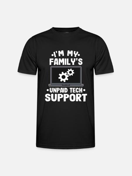 Informatiker Geschenk Lustig Programmierer EDV IT - Männer Funktions-T-Shirt - Schwarz