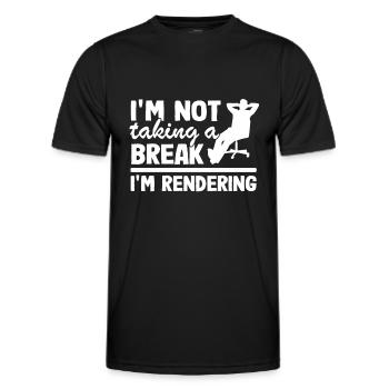Video Bearbeitung Cutter Filmemacher Kameramann - Männer Funktions-T-Shirt - Schwarz - Vorne - AI Model Male 178 dark (178cm)