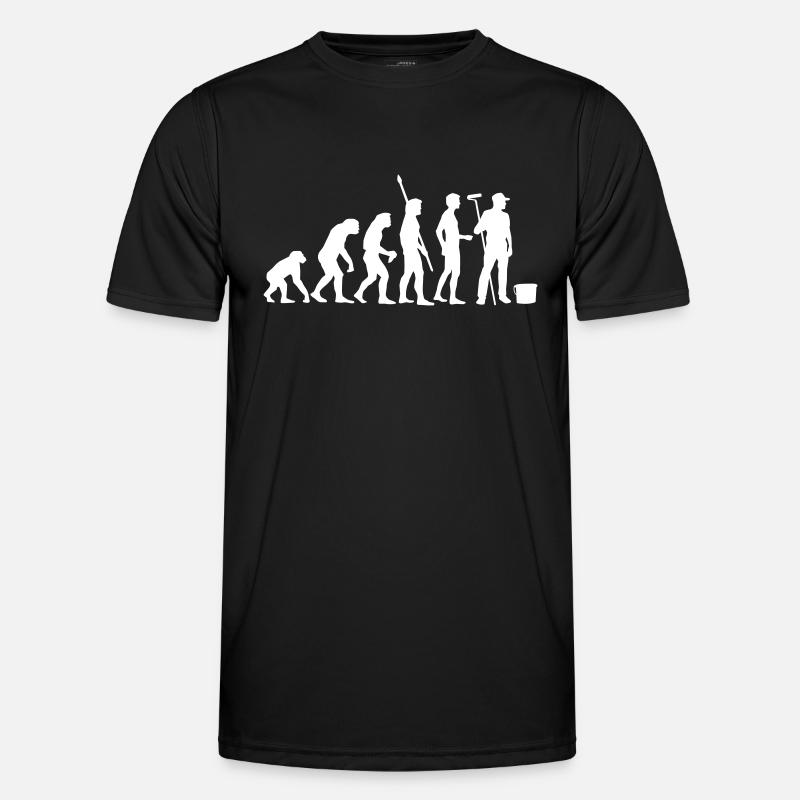 evolution_maler_b - Men's Functional T-Shirt - black