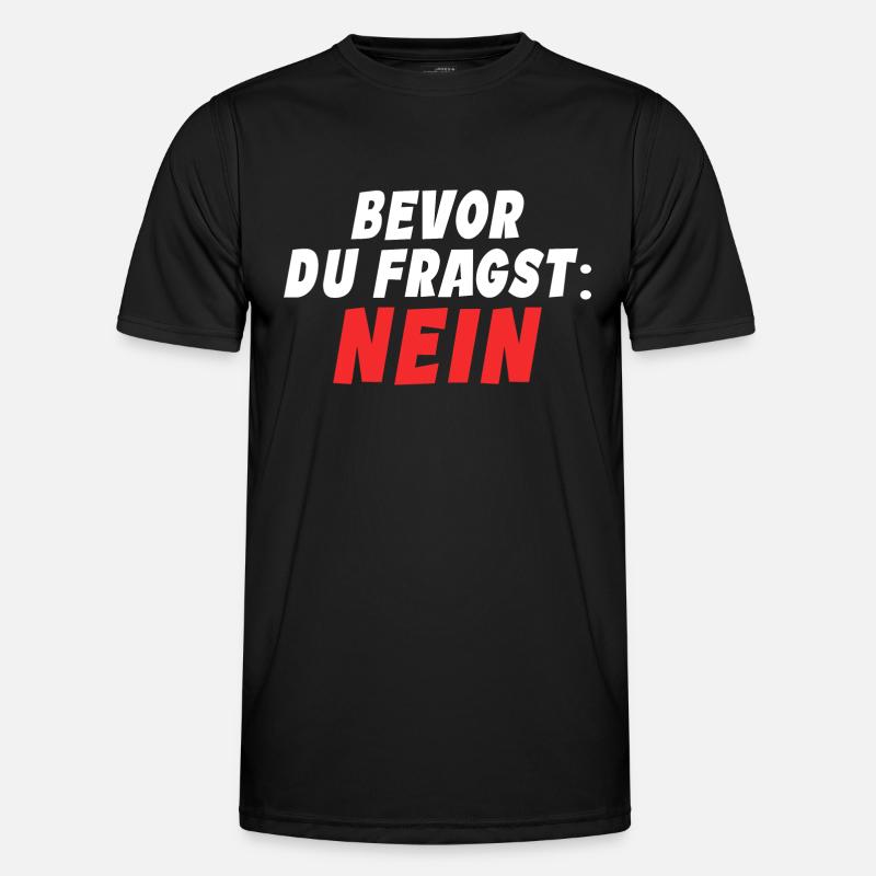 Klarer Durchblick - Männer Funktions-T-Shirt - Schwarz