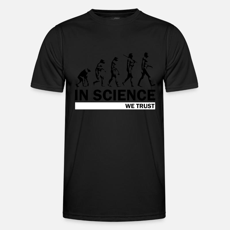 Wissenschaft Evolution Männer Funktions-T-Shirt