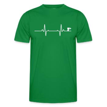 DIY - DIY the best - Men's Functional T-Shirt - kelly green - Front - AI Model Male 178 dark (178cm)