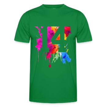14 JAHRE 14. GEBURTSTAG - Männer Funktions-T-Shirt - Kelly Green - Vorne - AI Model Male 178 dark (178cm)