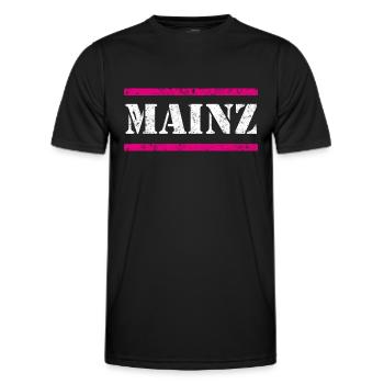 Mainz Vintage - Men's Functional T-Shirt - black - Front - AI Model Male 178 dark (178cm)