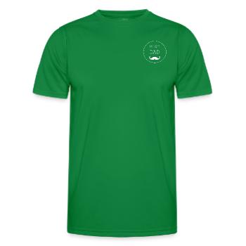 Meilleur papa - T-shirt sport Homme - vert - Devant - AI Model Male 178 dark (178cm)
