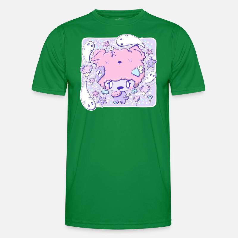 Cute Zombie Bear Cub Men's Functional T-Shirt