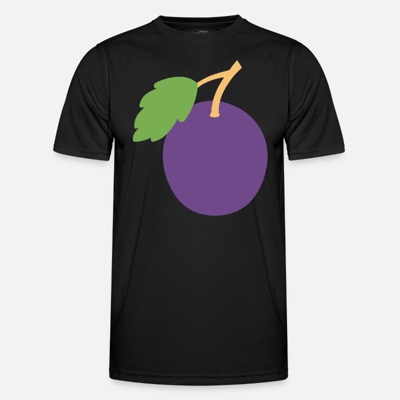 Pflaume Männer Funktions-T-Shirt