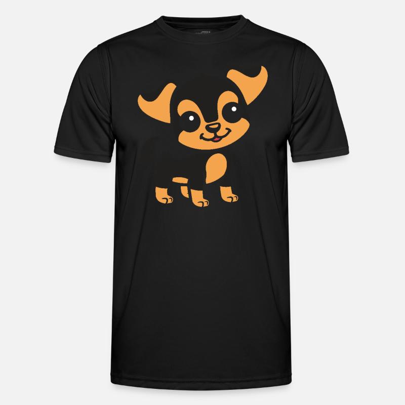 Chiweenie - Men's Functional T-Shirt - black