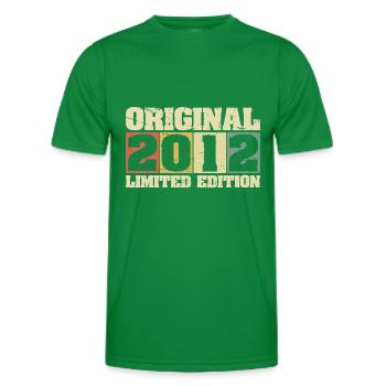 2012 Original Vintage Rétro Anniversaire - T-shirt sport Homme - vert - Devant - AI Model Male 178 dark (178cm)