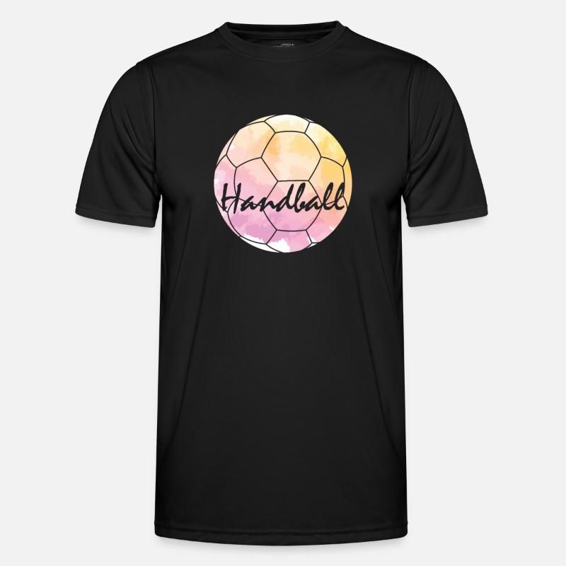 Handball is everything - Men's Functional T-Shirt - black