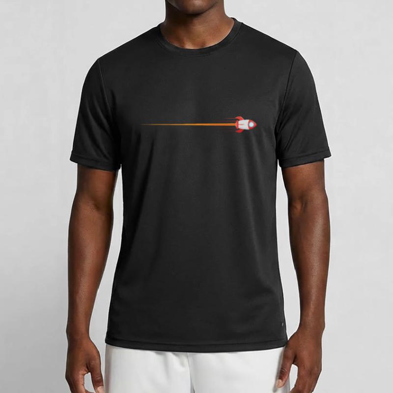 Fusée dans l'espace T-shirt sport Homme