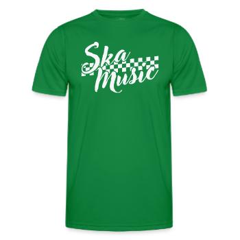 Ska Music Swing Jazz Musikstil - Männer Funktions-T-Shirt - Kelly Green - Vorne - AI Model Male 178 dark (178cm)