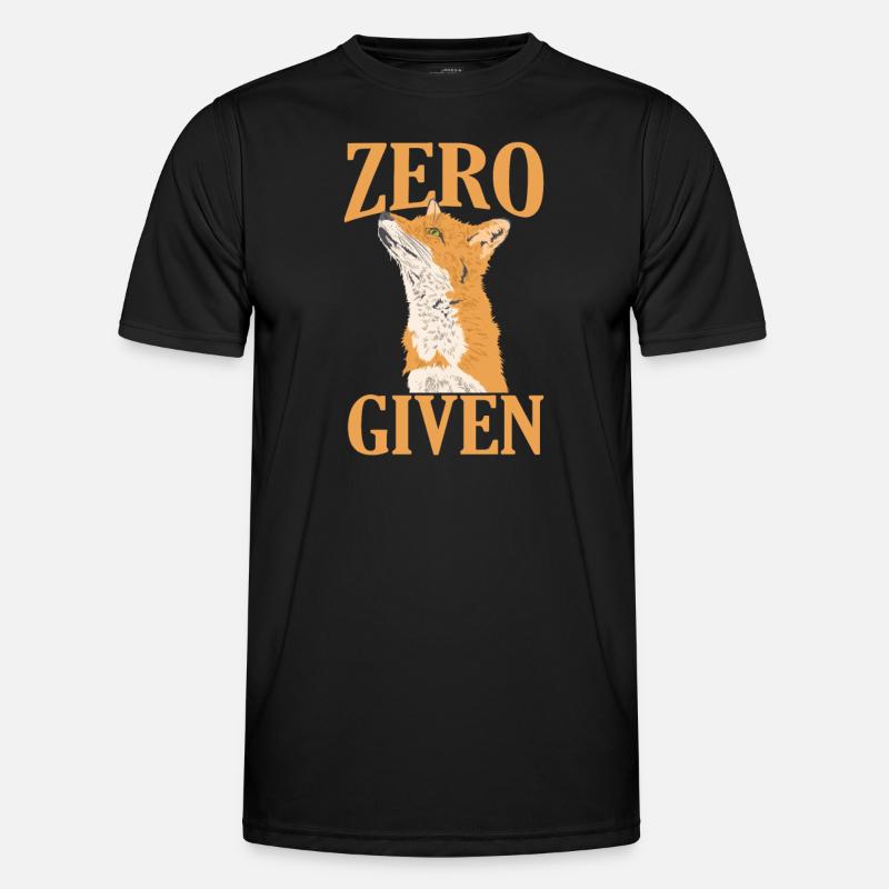 Zero given Fuchs Wildnis Tier Fuchs Männer Funktions-T-Shirt