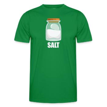 Salt Gewürz Geschmack Essen Kochen - Männer Funktions-T-Shirt - Kelly Green - Vorne - AI Model Male 178 dark (178cm)