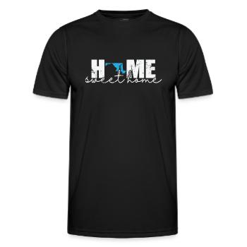 Maryland Home sweet Home USA Amérique - T-shirt sport Homme - noir - Devant - AI Model Male 178 dark (178cm)