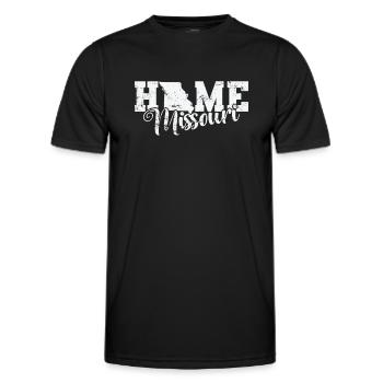 Missouri Home USA America - Men's Functional T-Shirt - black - Front - AI Model Male 178 dark (178cm)